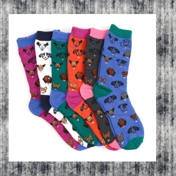 Accessories - 💣LAST PK!💥3 pr p Puppy 🐶 LUV dog 🐕 crew socks